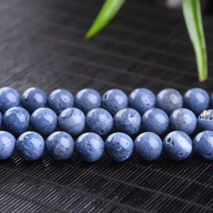 Natural Genuine 12mm Blue Sapphire Semi-precious Gemstone Loose Beads Stone for Jewelry Making Design