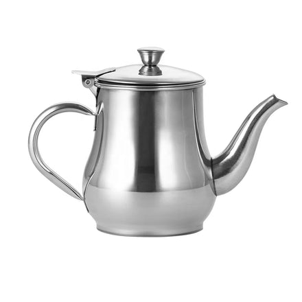 Multi-Fonction 11oz 13oz 18oz 24oz 32oz 48oz 70oz Stainless Steel Soy Sauce Jugs Pot Coffee Kettle Teapot Set With Hinged Lid