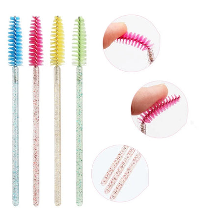 Crystal Mascara Wands Eyelash Extension Tool Supplies Eyelashes Makeup Brush for Cleaning Purpose
