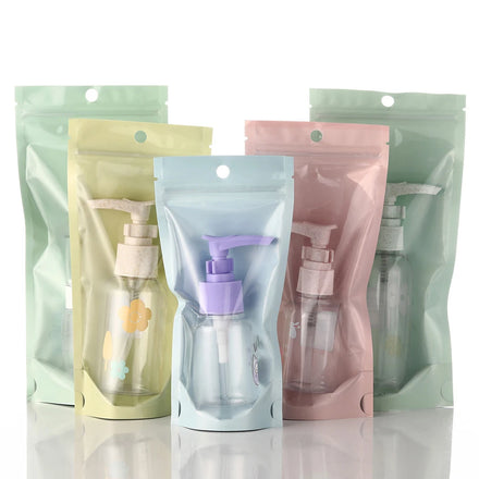 Low MOQ Stand up Pouch Packing Plastic Bags Secure CPP Plastic for Small Accessory and Watch Band Packaging for Wallet Use