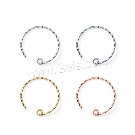 Hot Sale DIY 925 Sterling Silver Hook Earwire for Jewelry Making Plated More Colors for Choice 17x0.7mm 1587327