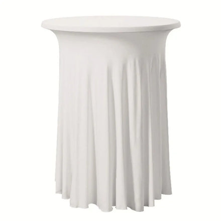 Modern Fancy Round Cocktail Table Cover Cloth 60*110cm Customized Color Knitted for Party Banquet Events