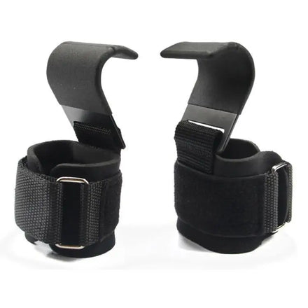 Coexistence 2026 Custom Logo Black Unisex Strength Powerlifting Gym Fitness Wraps Hook Wrist Straps