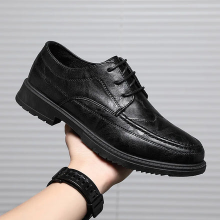 Wholesale 2025 New Fashion Design Light Men Dress Shoes Comfortable Soft Leather Shoes for Men