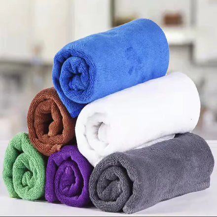 80% Polyester 20% Polyamide Microfiber Quick-Dry Kitchen Towel Washable Compressed Woven Car Wash Towel