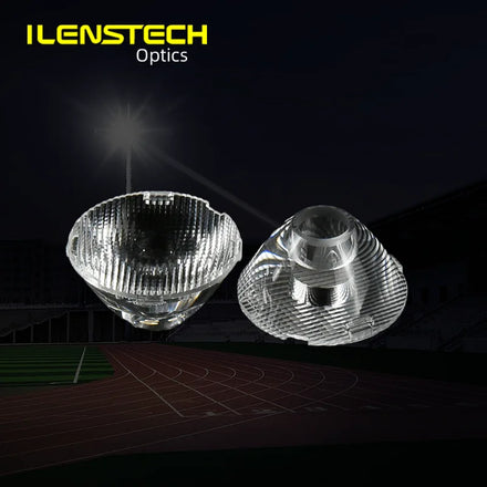 Asymmetric Wall Wash Lens 25 Degree Led Strip Light Lens for Facade Lighting