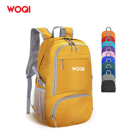 WOQI 30L Lightweight Water Resistant Hiking Travel Daypack Foldable Backpack Compact Packable Day Pack