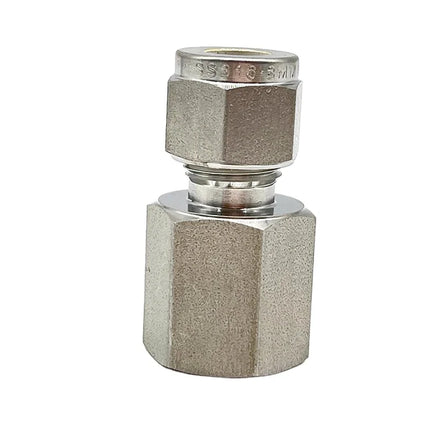 High Pressure 316L Stainless Steel Double Ferrule to Female NPT Adapter Instrumentation Tube Fitting
