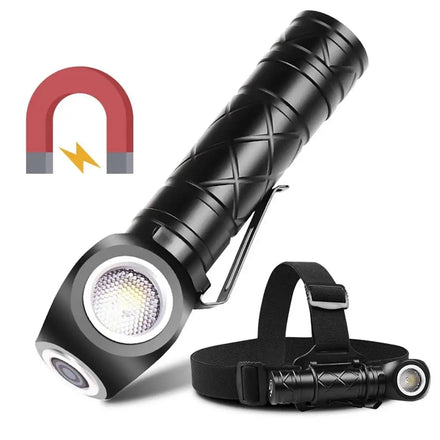Super Bright Flashlight Magnetic Portable 3 Mode 18650 Usb Rechargeable Lantern Fishing Hunting Outdoor Led Headlamp
