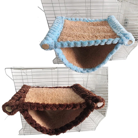 Hamster Warm Hanging Bed Sugar Glider Honey Bag Squirrel Hanging Nest Golden Bear Hamster Jumping Platform