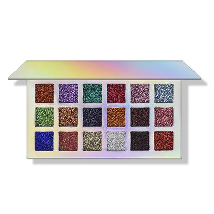 Wholesale 18-Color Merry Christmas Eyeshadow Palette Halal Makeup Cosmetics for Dark Unbranded Powder Eye Shadows Maquillage