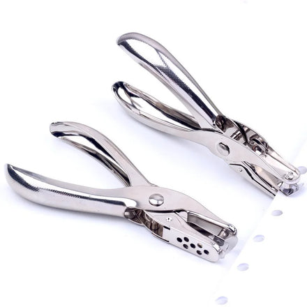 Single Hole 3/6mm Pore Diameter Puncher DIY Metal Paper Hole Puncher for Scrapbooking 1-8 Pages Punch Pliers