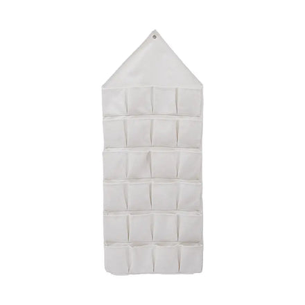 24 Pockets Custom Logo Hanging Storage Organizer Bag Dye Sublimation Blank Folding Hanging Sundries Bag