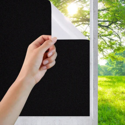 Black Light Blocking Window Film Privacy UV Protection Window Static Cling Film