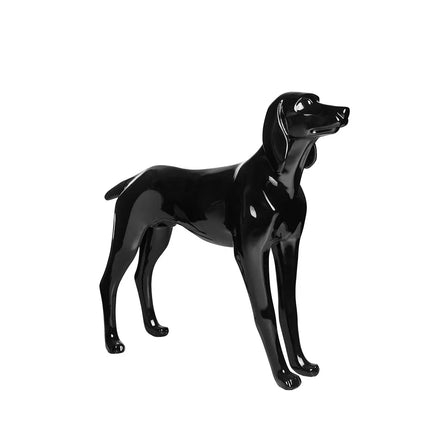 Wholesale Fiberglass Greyhound Standing Site Pet Dog Mannequin