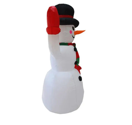 6 FT Christmas Inflatables Snowman Outdoor Yard Decorations Built-in LED Lights Holiday Decor for Xmas Party Home Garden