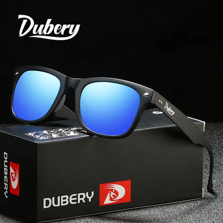 Brand Design Luxury Carbon Fiber Polarized DUBERY Sunglasses Classic Fashion Driving Outdoor Shades Sunglasses 2023