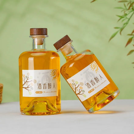 Custom Shape Mountain Bottom Empty Spirit 100ml 200ml 375ml 500ml 750ml Vodka Gin Glass Bottle for Liquor