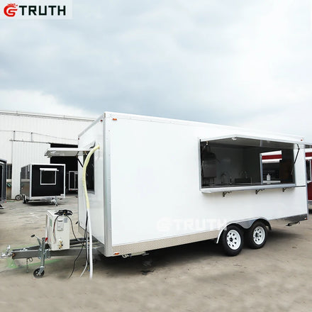 China Full Kitchen Equipment Pizza Trailers Crepe Custom Ice Cream Usa Food Truck in Saudi Arabia