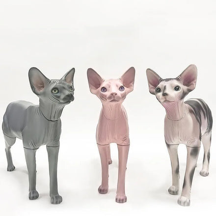 Wholesale Fiberglass Pet Hairless Cat Mannequin Display for Sale