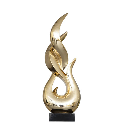 2025 Home Decor Craft Customized Ornament Resin Irregular Statue for Office Golf Trophy