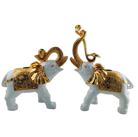 2023 Wholesale Resin Animal Feng Shui Craft Home Decoration Thailand Elephant Statue