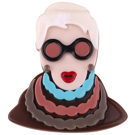 Newly Emerged Elegant Children's Customized Acrylic Plated Brooch Jewelry for Wedding Engagement