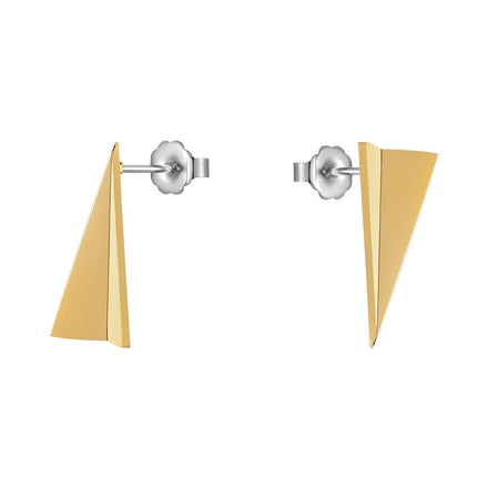 Original Design 18K Gold Plated Stainless Steel Jewelry New in Piercing Triangle Stud Earrings for Women Gift Earrings E221459