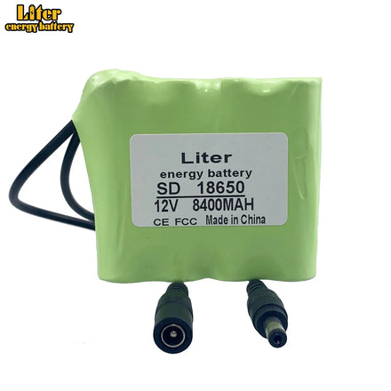 4P3S 18650 Battery 12V 8.4Ah 8400mAh 18650 Rechargeable Batteries 12V BMS Lithium Battery Pack With Protection Board