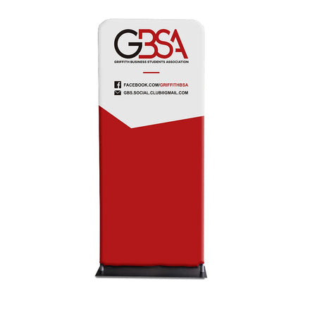 Aluminum Tube Stand Tension Fabric Full Dye Sublimation Printing Customized Size Indoor/Outdoor Use Party Events Decoration