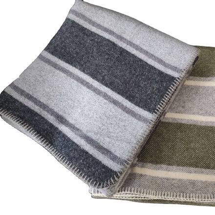 100% Super Soft Merino Wool Scottish Plaid Throw Warm Blanket for Sofa All Wool Scottish Rugs Blankets