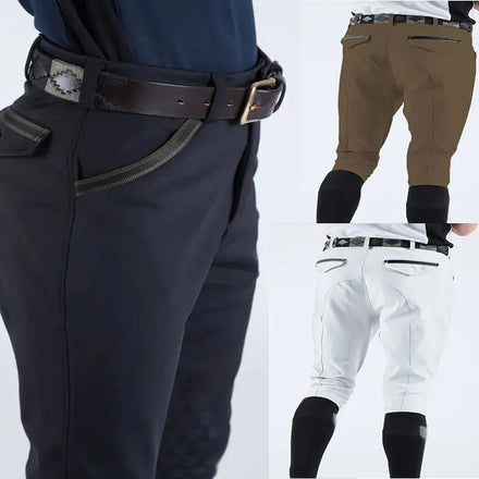Low MOQ Horse Riding Breeches for Kids Moisture Wicking Equestrian Leggings With Pockets Quick Dry Jodhpurs Horse Riding Pants