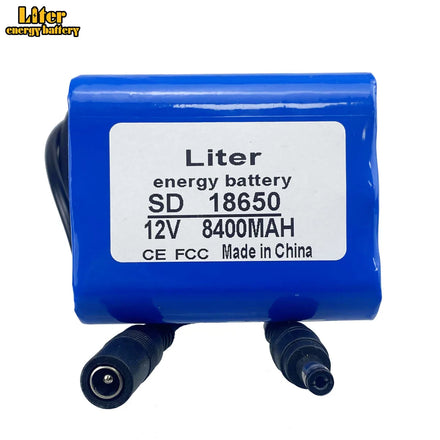3P3S 18650 Battery 12V 8.4Ah 8400mAh 18650 Rechargeable Batteries 12V BMS Lithium Battery Pack With Protection Board