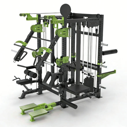 Gym Fitness Equipment Commercial Cable Crossover Comb Power Squat Rack Power Rack 3d Multi Functional Smith Machine for Sale
