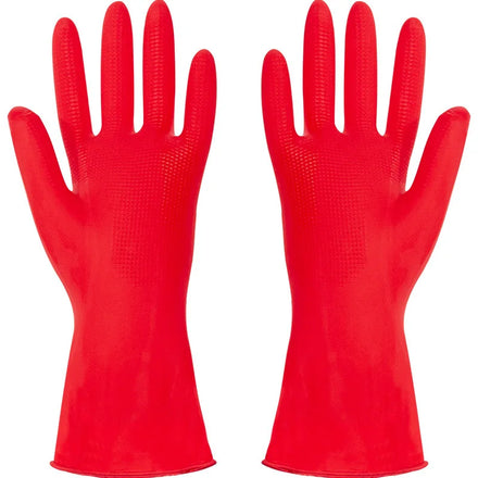 Laundry Kitchen Dishes Food Cleaning Waterproof Non-slip Rubber Gloves Beauty Hair Salon Touch Screen Powder Free Latex Gloves