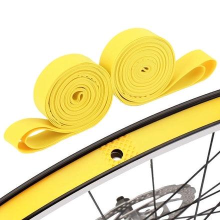 RTS Hot Sale Cycle Zone Road Mountain Bike 26 27 29 Inch Bicycle Inner Tubes Explosion-proof PVC Anti-tie Lining Tape Yellow