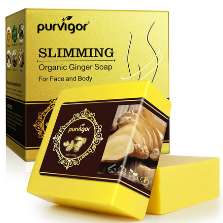 PURVIGOR Private Label Body Detoxification Promote Blood Circulation Skin Care Wholesale Natural Soap Organicginger Soap