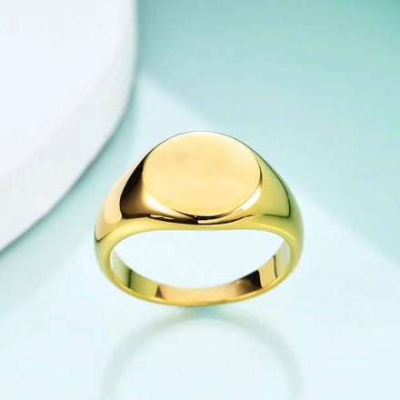 Stainless Steel Engraved Inspirational Rings Men's Finger Rings Masonic Signet Ring