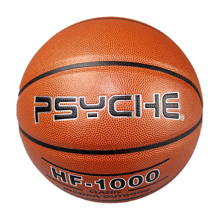 PSYCHE Factory's Own Design PU Leather Indoor and Outdoor Inflatable Basketball OEM Supported for Practice Use