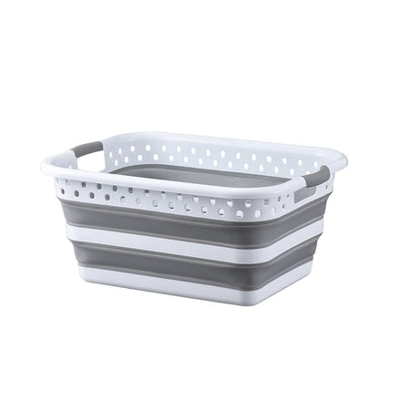 Household Multi-functional Plastic Folding Dirty Clothes Basket Sundries Storage Basket