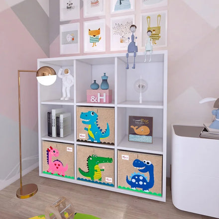 Cube Cartoon Oxford Fabric Cute Organizer Box Folding Clothes Storage Kids Toys Organizer Storage Boxes