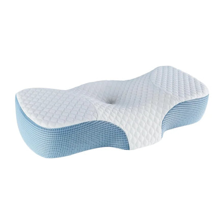 Slow Rebound Cervical Butterfly Shape Double Core Sleep Well Memory Foam Bed Pillow