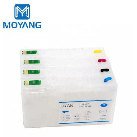 MoYang Refillable Ink Cartridge Compatible for EPSON IC90 ICBK ICC ICM ICY PX-B750F PX-B700 Printer Refill with ARC Chip