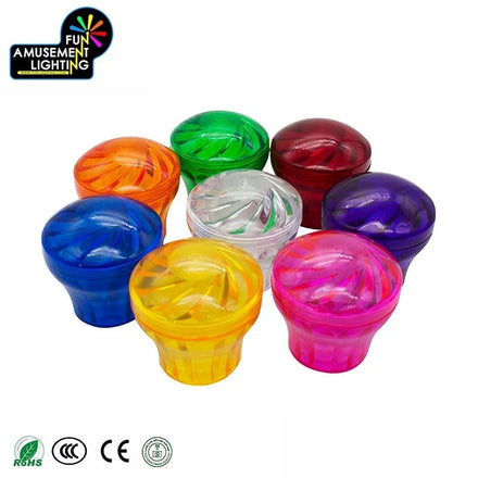 Wholesale IP65 E14 2W LED Point Light China Manufacturer Cabochon Lighting Source Plastic for Theme Park Multiple Colors