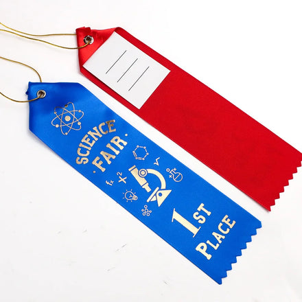 Manufacturer Custom Single Face Printed First Place Satin Sports Award Ribbon Rosette with logo