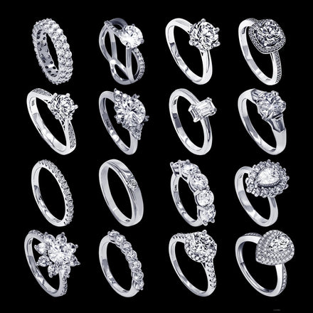 Xingyue Jewelry Women Gemstone Finger 18K Gold Plated S925 Sterling Silver Engagement Wedding Diamond Mossanite Moissanite Rings