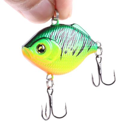 Vibra Lure 4cm 9g Plastic Jerkbait Hook Vib Fishing Lure for Seabass Pike