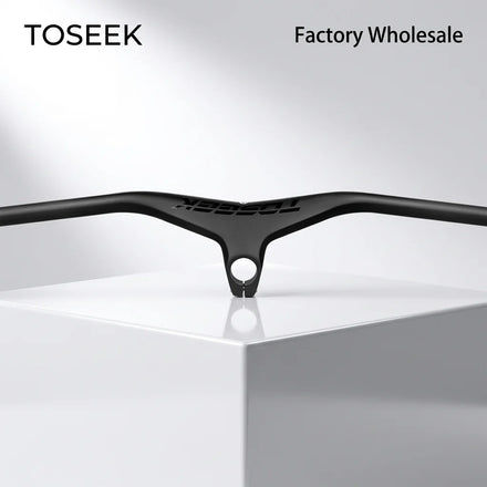 TOSEEK Factory Wholesale Carbon Integrated MTB Handlebar 28.6MM Stem Clamp Diameter for Mountain Bikes Durable Bicycle Parts OEM