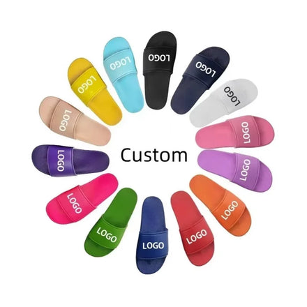 Factory Wholesale Summer Custom Logo Sandals Fashion Hotel Men's and Women's Sports Flip-Flops Home Slides Slippers