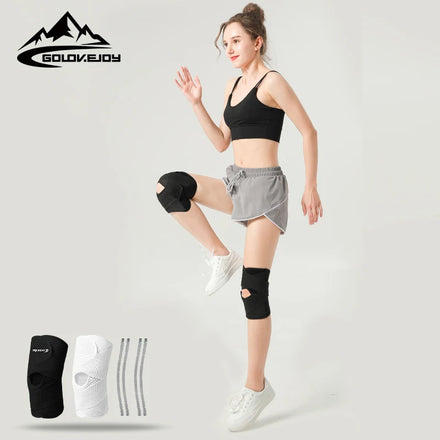 GOLOVEJOY HX26 Wholesale Elastic Breathable Knee Pads Anti Collision Kneepads Basketball Sports Protective Gear Kneecap